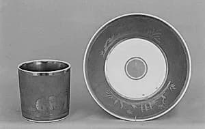 Cup and saucer by Unknown Artist