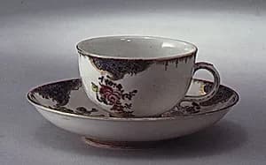 Cup and saucer by Frankenthal Porcelain Manufactory|Paul Hannong