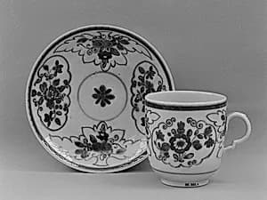 Cup and saucer by Doccia Porcelain Manufactory