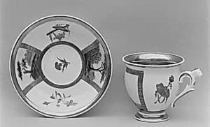 Cup and saucer by Unknown Artist