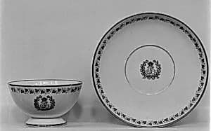 Cup and saucer by Sèvres Manufactory