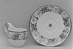Cup and saucer by Royal Porcelain Manufactory, Berlin