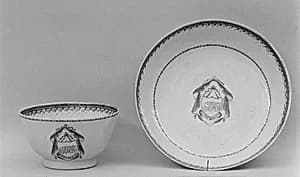 Cup and saucer by Unknown Artist
