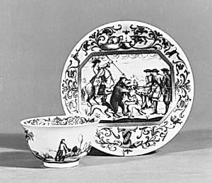 Cup and saucer by Vienna|Claudius Innocentius Du Paquier period|Meissen Manufactory