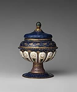 Cup with cover by Unknown Artist