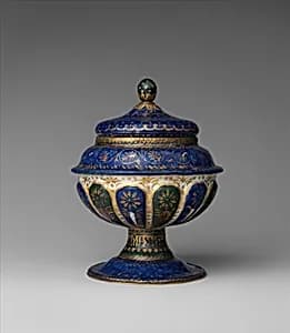 Cup with cover by Unknown Artist