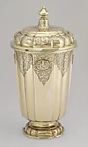 Cup with cover by Gottlieb Menzel