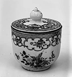Custard cup with cover by Unknown Artist