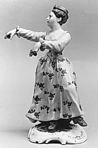 Dancer by Frankenthal Porcelain Manufactory|Johann Wilhelm Lanz