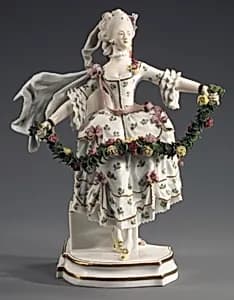 Dancer by Fulda Pottery and Porcelain Manufactory|Georg Ludwig Bartholomae|Nicolas Lancret
