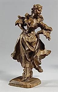 Dancer and flute player by Ferdinand Tietz