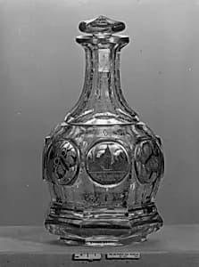Decanter with scenes of Marienbad by Unknown Artist