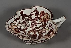 Dish by Vienna|Claudius Innocentius Du Paquier period|Ignaz Bottengruber
