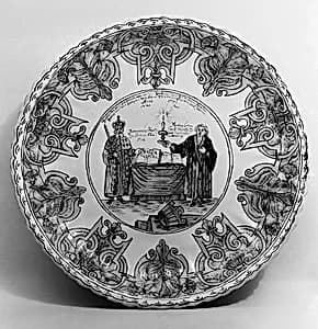 Dish by Georg Friedrich Grebner