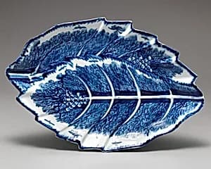 Dish (one of a pair) by Bow Porcelain Factory