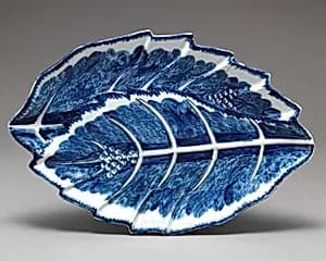 Dish (one of a pair) by Bow Porcelain Factory