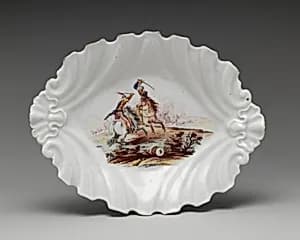 Dish (part of a set) by Chelsea Porcelain Manufactory