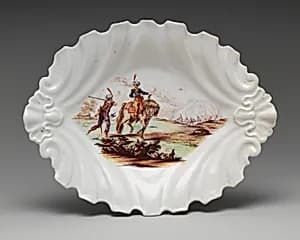 Dish (part of a set) by Chelsea Porcelain Manufactory