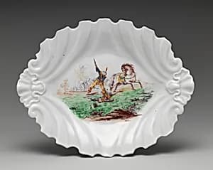 Dish (part of a set) by Chelsea Porcelain Manufactory