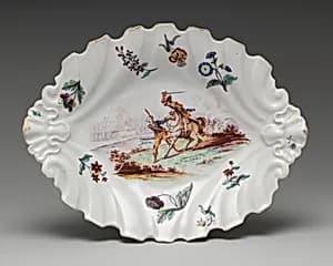 Dish (part of a set) by Chelsea Porcelain Manufactory