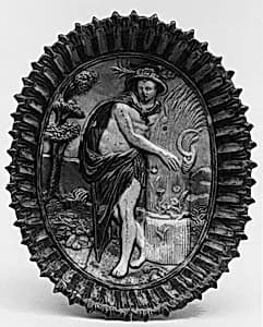 Dish with Allegory of Summer by Bernard Palissy