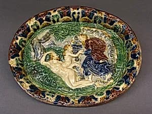 Dish with creation of Eve
