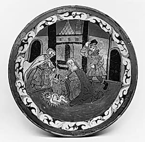 Dish with The Nativity by Unknown Artist