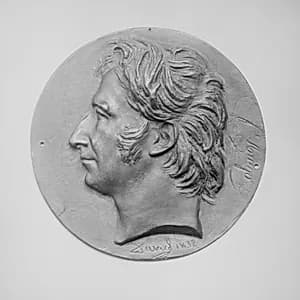 Dominique Francois Arago (1789–1856), French scientist and astronomer by Pierre Jean David d'Angers|Eck et Durand