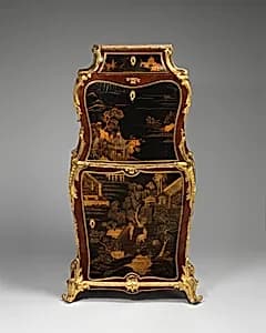 Drop-front secretaire (secrétaire à abattant) by Jean-François Dubut