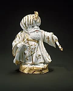 Dwarf as a Turkish Pasha by Capodimonte Porcelain Manufactory