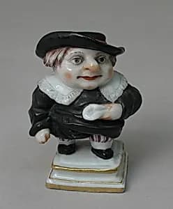 Dwarf (one of three) by Doccia Porcelain Manufactory
