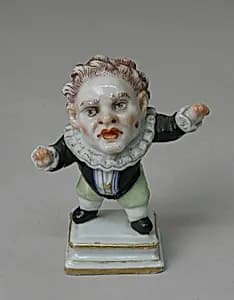 Dwarf (one of three) by Doccia Porcelain Manufactory