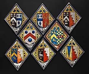 Eight heraldic quarries by Unknown Artist