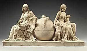 Faith and Charity by Félix Lecomte