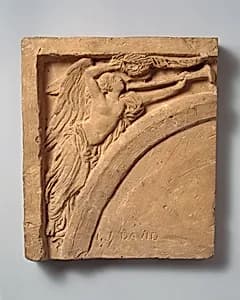 Fame (one of a pair) by Pierre Jean David d'Angers