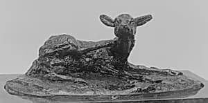 Fawn Scratching (Faon se grattant) by Antoine-Louis Barye
