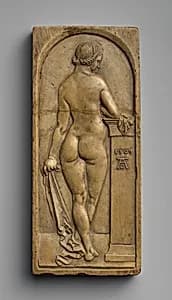 Female Nude Seen from Behind by Albrecht Dürer