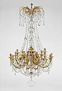 Fifteen-light chandelier by Unknown Artist