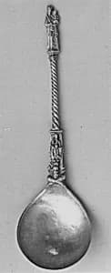 Figure-top spoon by Unknown Artist