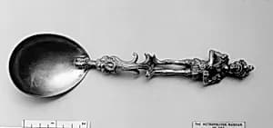 Figure-top spoon by Unknown Artist