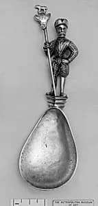 Figure-top spoon by Unknown Artist