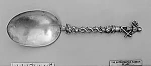 Figure-top spoon by Paul Sierck