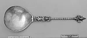 Figure-top spoon by Unknown Artist