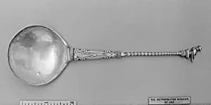 Figure-top spoon by Unknown Artist