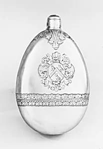 Flask with screw top by Unknown Artist