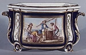 Flower vase (cuvette à fleurs courteille) by Sèvres Manufactory|Jean-Louis Morin