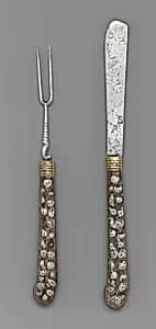 Folding knife and fork by Unknown Artist