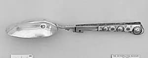 Folding spoon by Unknown Artist