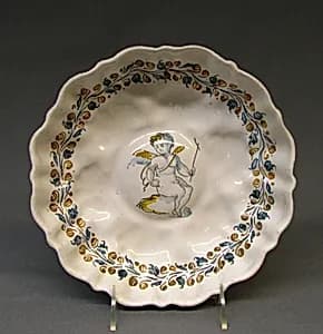 Footed dish by Unknown Artist