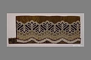 Fragment of a dress skirt by Unknown Artist